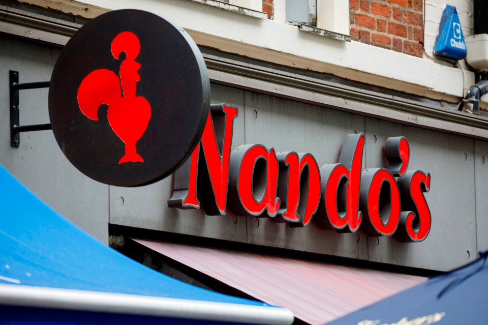 Ten chicken wings with two sides at Nando’s rose from £14.95 to £15.45 last November and to £16 last month