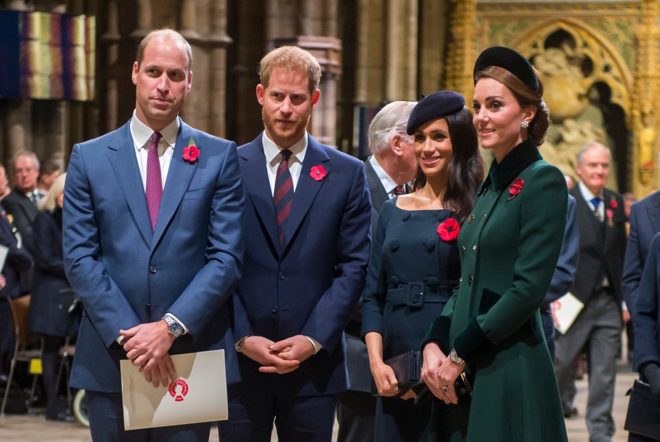 His departure comes after rumours of tension between the Sussexes and the Cambridges. The 'Fab Four' were last seen together in March 2020