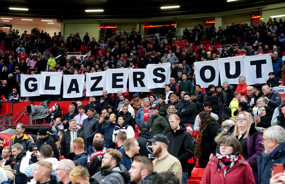 Man Utd fans have protested against the Glazer ownership frequently this season