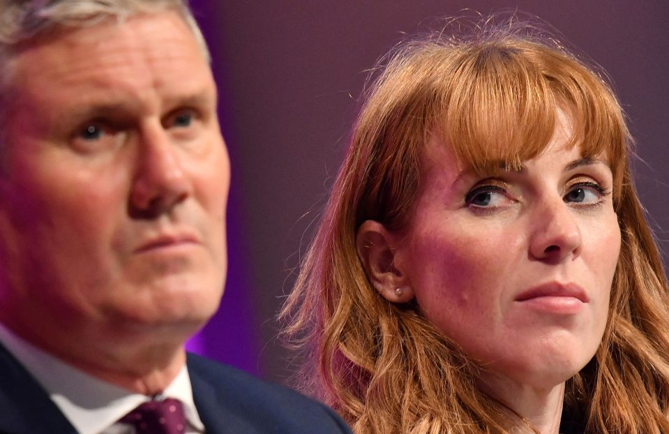 Labour leader Sir Keir Starmer and his deputy Angela Rayner