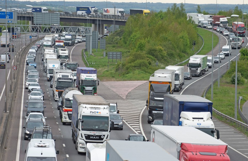 Despite some showers, transport experts say millions will snarl roads as they flock to coasts, the countryside and May fairs on traditional May Bank Holiday days out