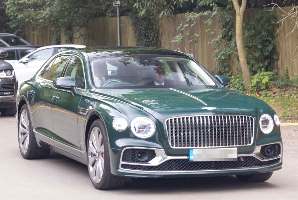 He owns a collection of lush cars including a £220,000 Bentley