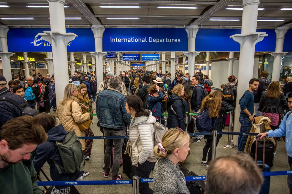 Chaos is expected at UK train stations