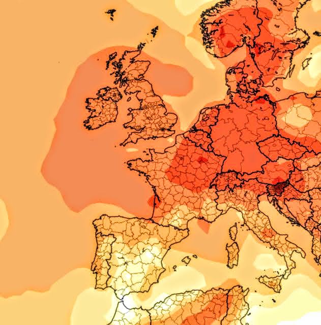 Spanish heat blowing in from the continent in the week of the Platinum Jubilee from June 2