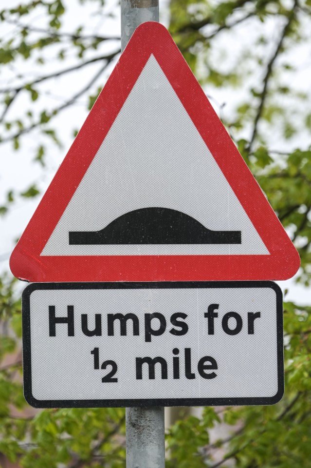 Speed bumps have also been installed along the road