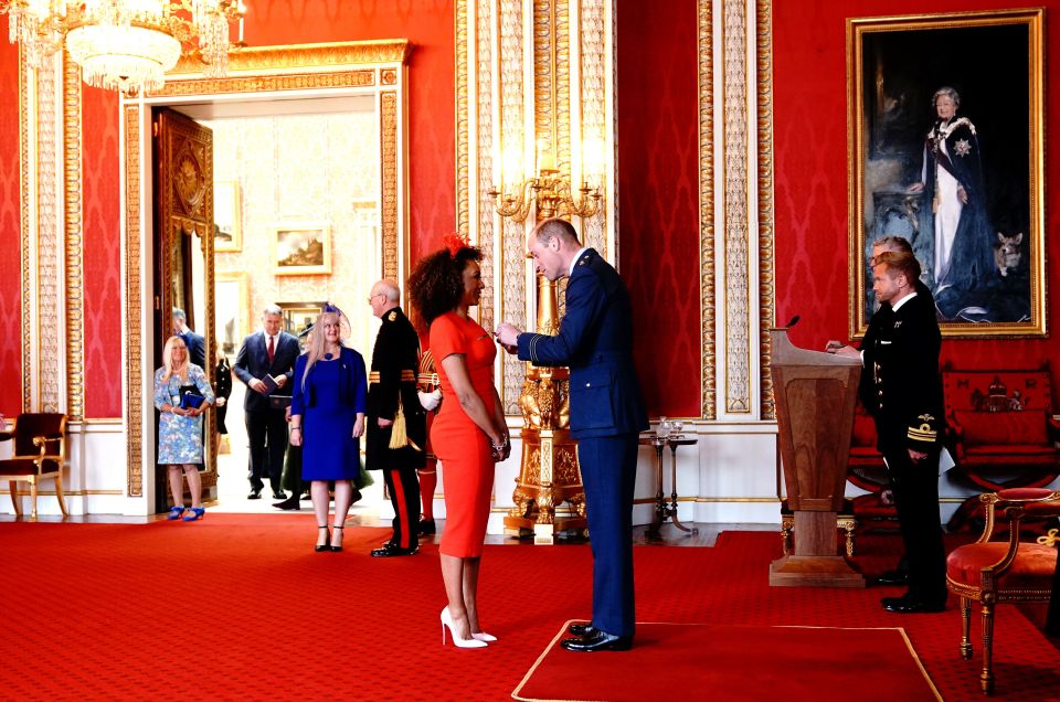 But Mel stressed the gong was awarded for her work on domestic violence with Women’s Aid