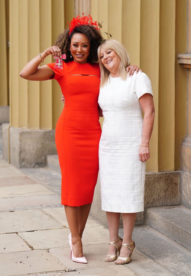 After receiving her MBE yesterday, she told The Sun: 'William told me, ‘I’m so delighted that it’s me giving you this'', here with proud mum Andrea