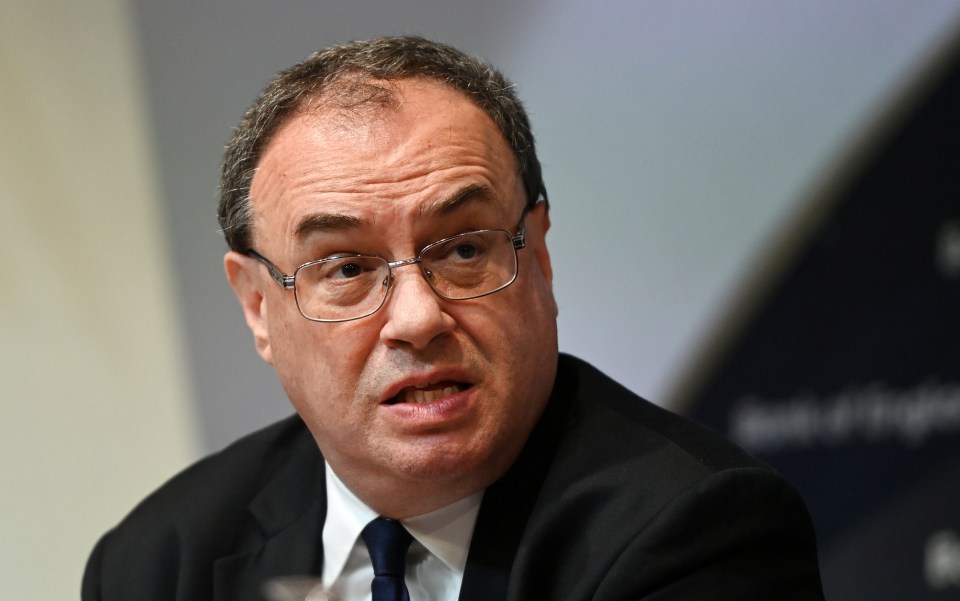 Andrew Bailey, 63, insisted he was helpless to defend against sky-high inflation — set to hit ten per cent by the end of the year