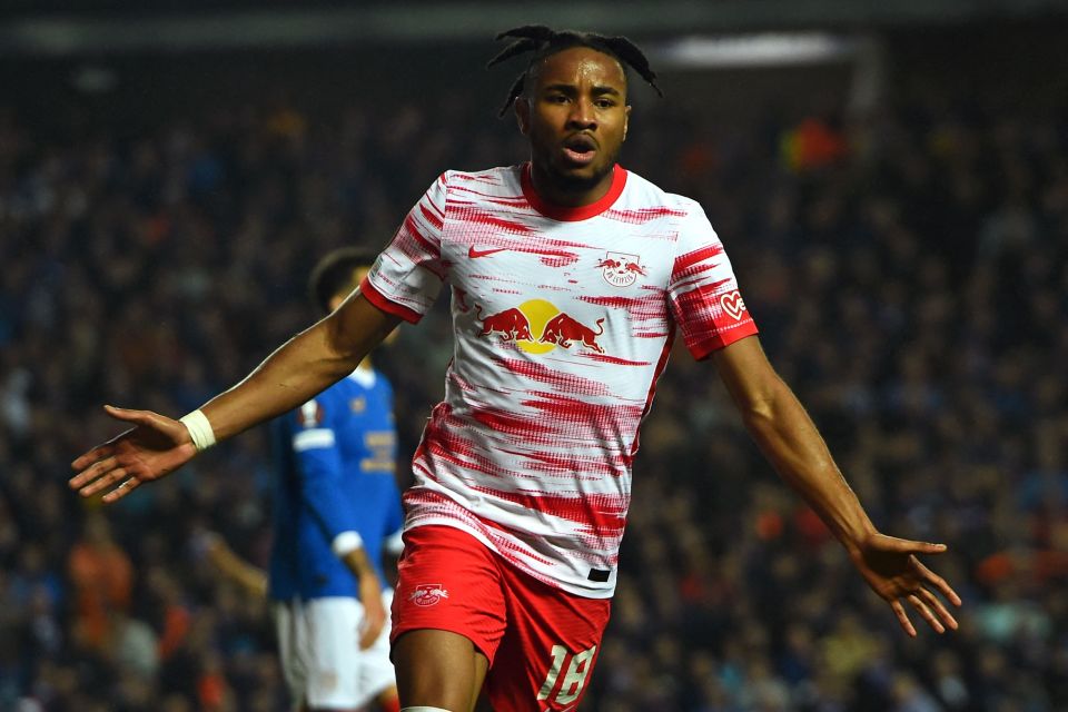 Christopher Nkunku has scored 34 goals for RB Leipzig this season