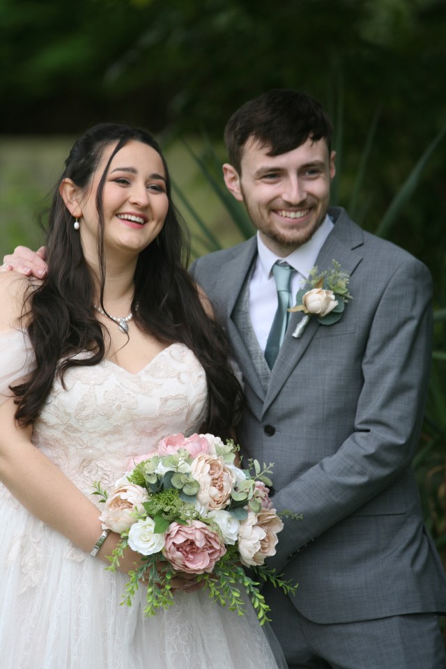 Autumn and Joseph Rice-Mundy's wedding cost just £2,200