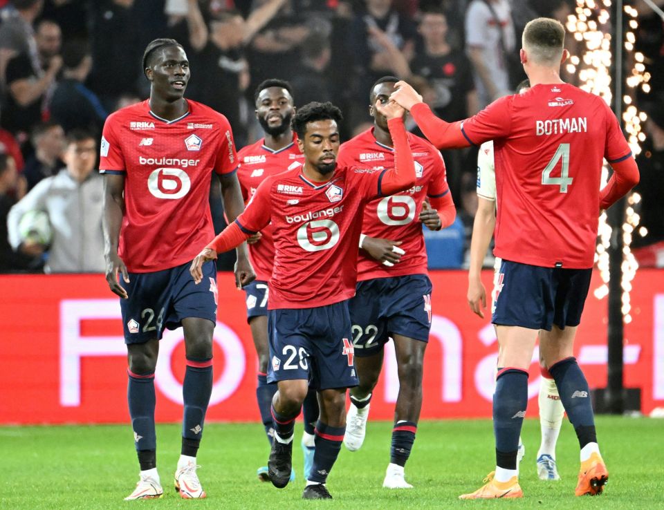 Angel Gomes took in the congratulations from his team-mates following the neat equaliser