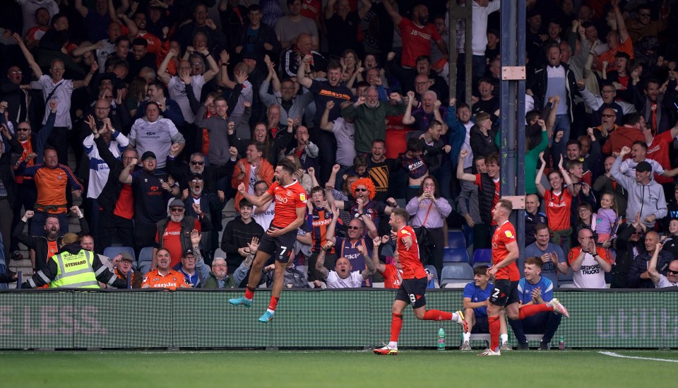 Cornick sent Kenilworth Road wild in bizarre scenes as Luton finished sixth