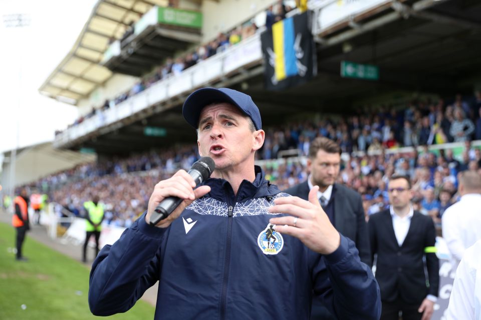 Joey Barton was the man tasked with trying to calm down the Memorial Stadium to get the game back on