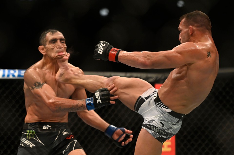 Tony Ferguson was brutally knocked out by Michael Chandler at UFC 274