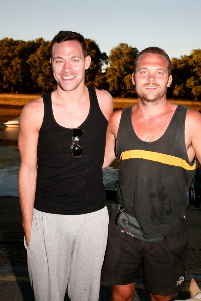 Will Young with late brother Rupert who died in 2020