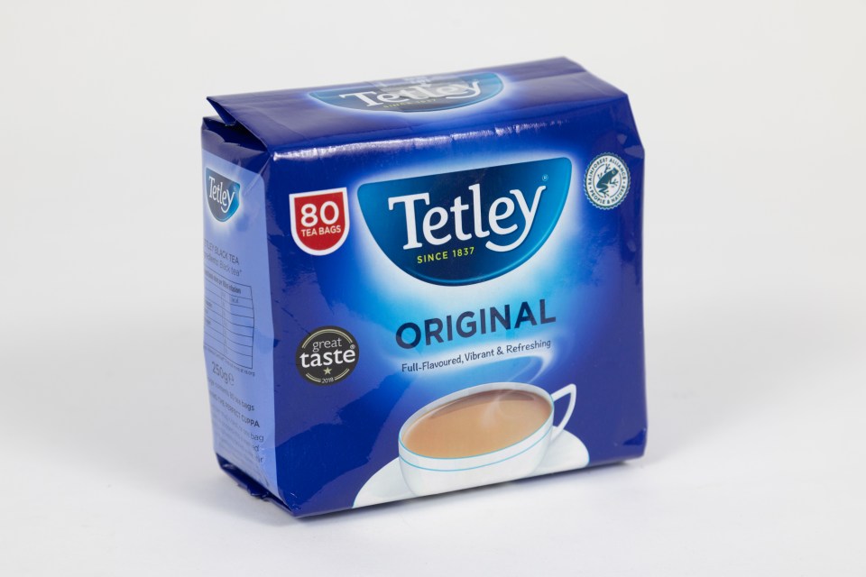 Tetley is the leading brand of teabags in the UK according to Statista