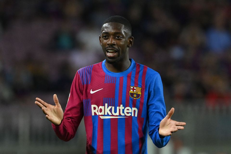 Chelsea target Ousmane Dembele has been hailed by his Barcelona boss