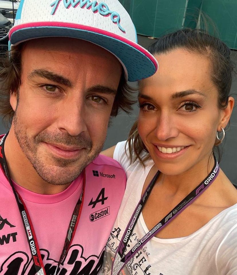 Fernando Alonso confirmed his relationship with Schlager with this photo on Instagram