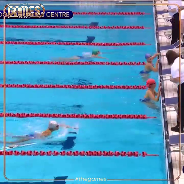 The was a very tight finish in the swimming