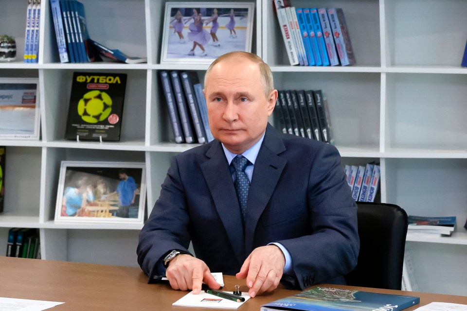 Putin was photographed at the meeting on May 11