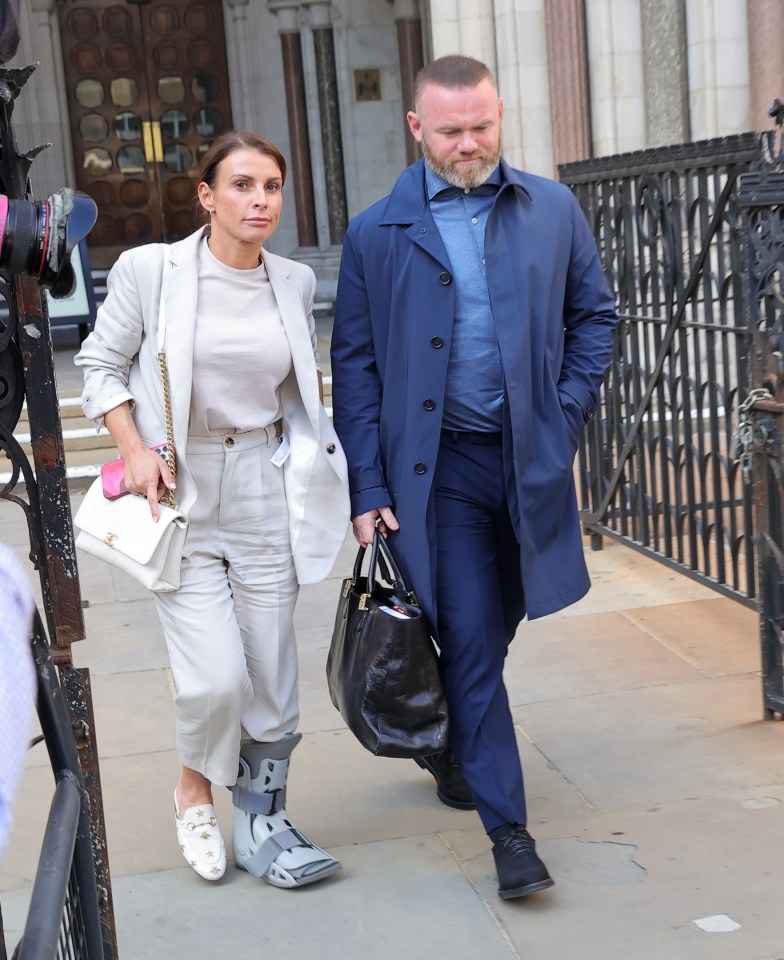 A source said: 'Wayne and Coleen have had a stressful week and they wanted somewhere to unwind away from the glare of the trial'