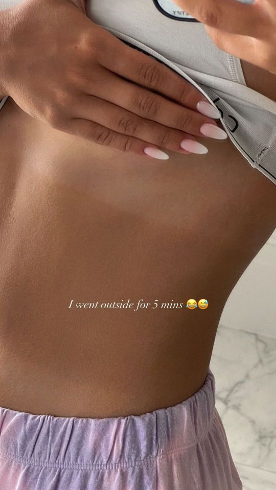 Molly-Mae revealed the tan fail on her Instagram stories