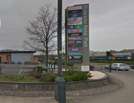 Donna landed the fine at Riverside Retail Park in Norwich