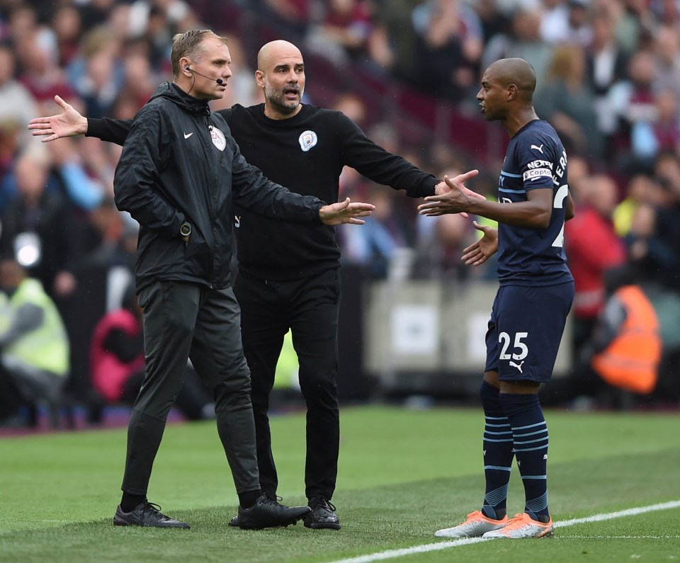 Pep Guardiola refused to change things despite his side's struggles at West Ham