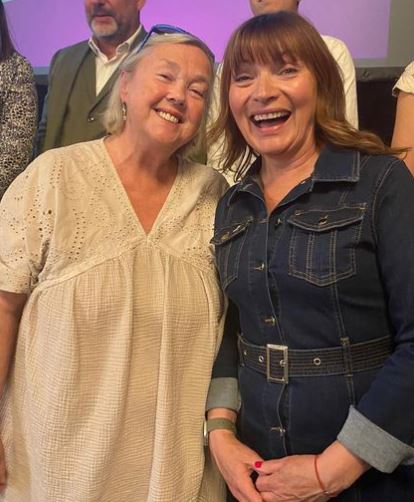 Pauline posed with ITV's Lorraine over the weekend