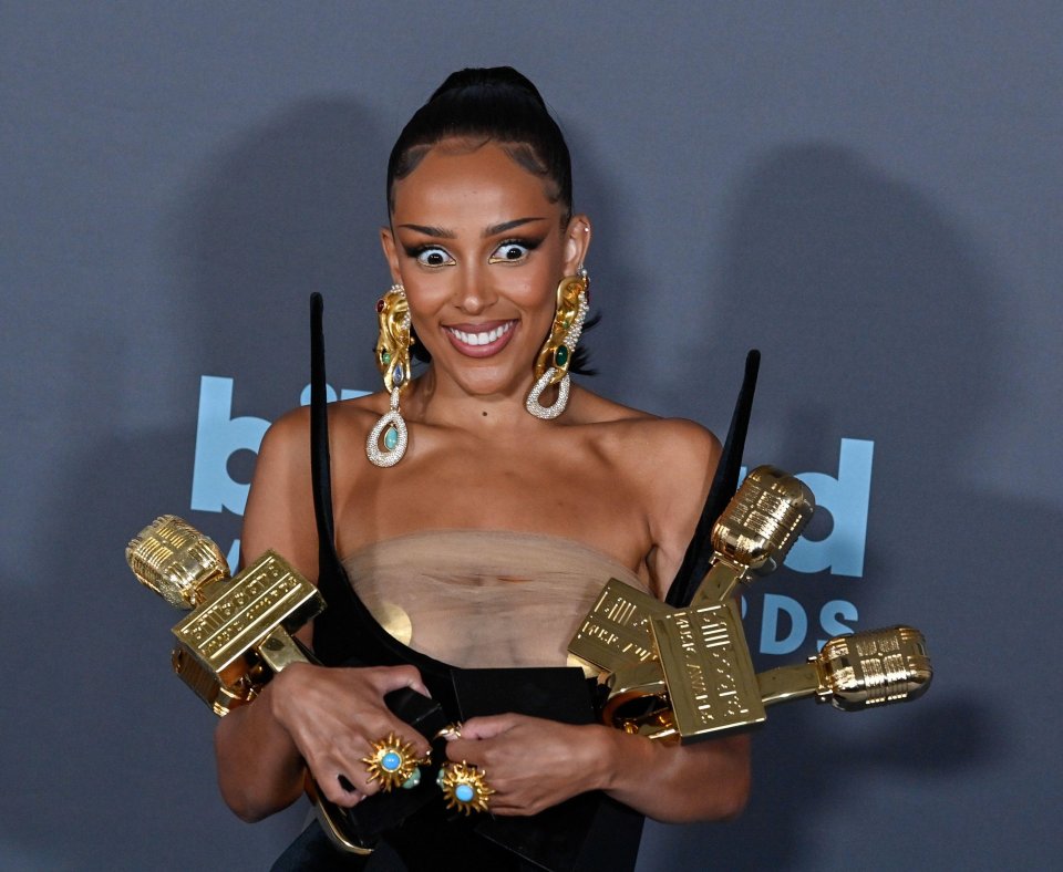 Doja won four awards including for her album Planet Her