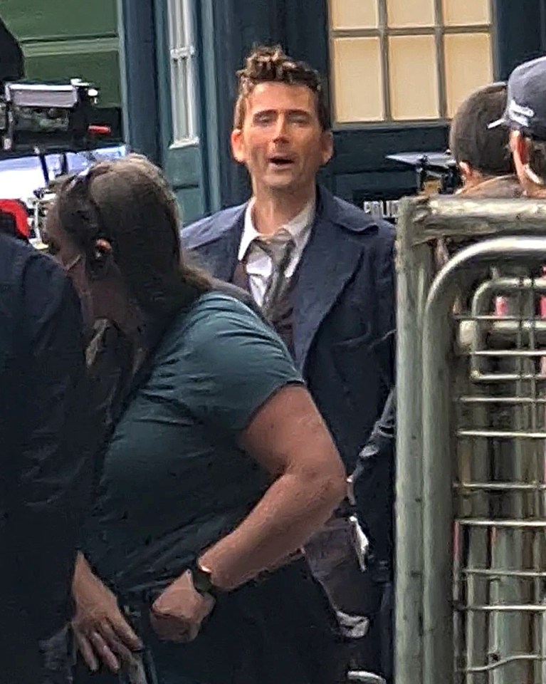 David Tennant has been spotted out and about filming for the new Doctor Who series