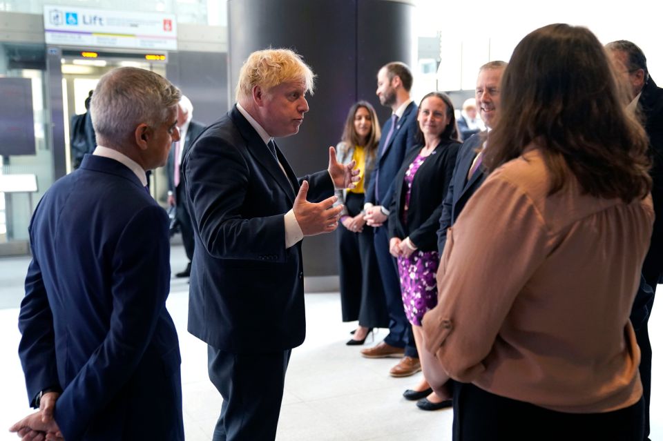 Boris Johnson and Sadiq Khan also visited Paddington this morning for the celebrations