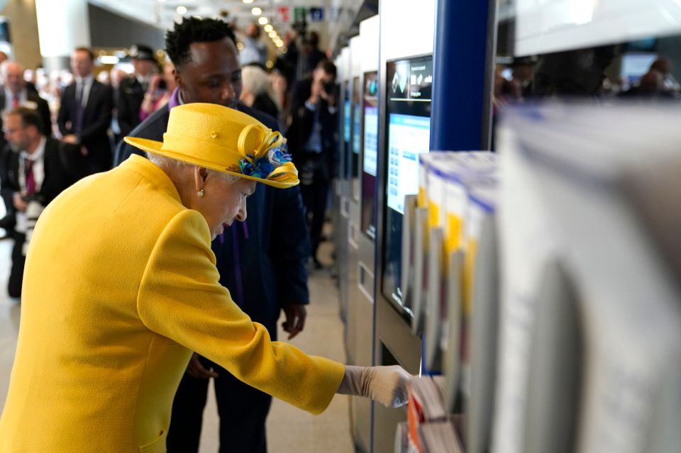 She bought the line's first ever ticket with her Oyster card