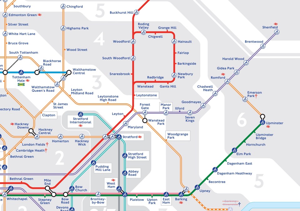 The Elizabeth line reaches far out to Shenfield in Essex