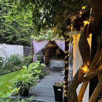 Sophie Valentine completely transformed her outdoor space