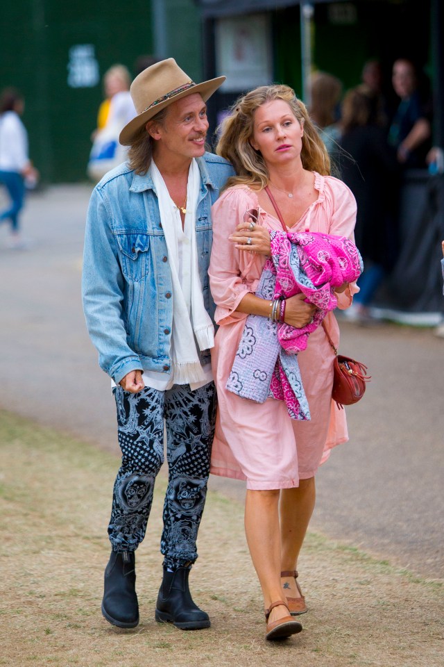 Mark and his wife Emma Ferguson