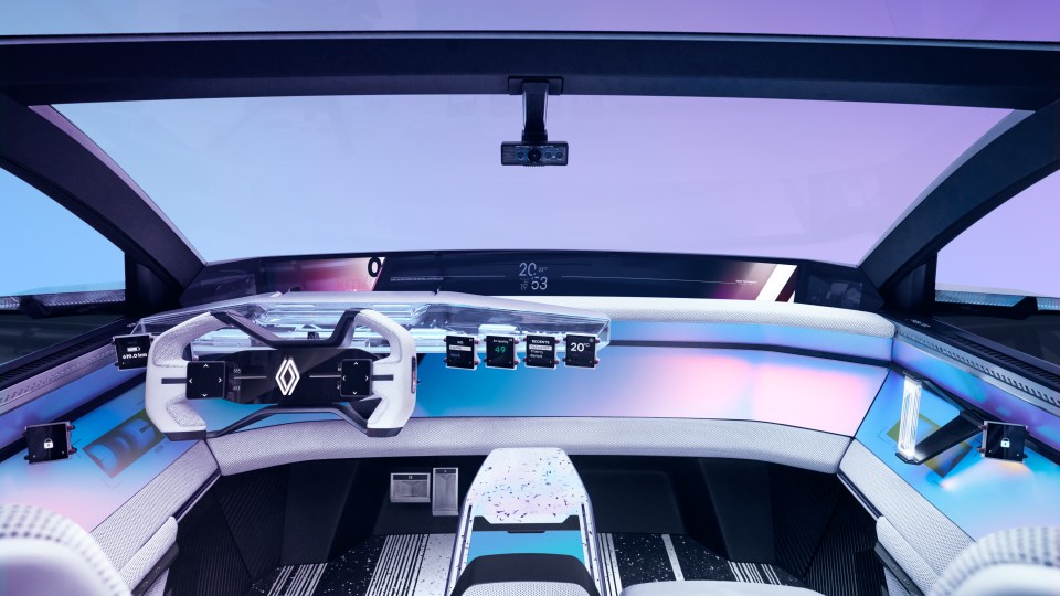 Ignore the make-believe dash with TEN screens, facial-recognition cameras and PlayStation steering wheel — that’s just concept-car tinsel