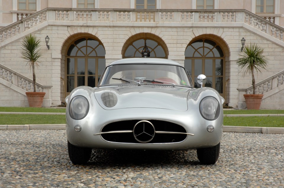 A Mercedes-Benz 300 SLR Uhlenhaut-Coupe sold for £115m at auction this month