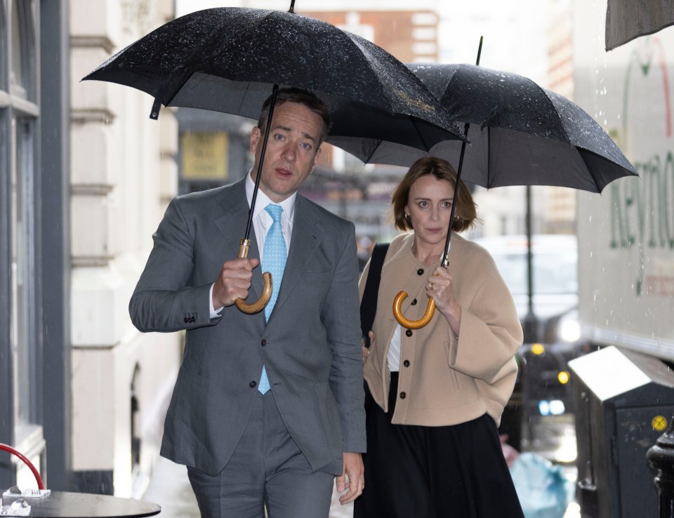 Keeley Hawes and husband Matthew Macfadyen attended