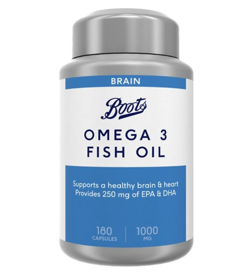 Swap an expensive drip for Omega 3 fish oil at £10.50