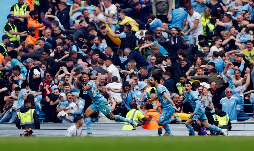 Ilkay Gundogan was the Manchester City hero as he scored the crucial winner