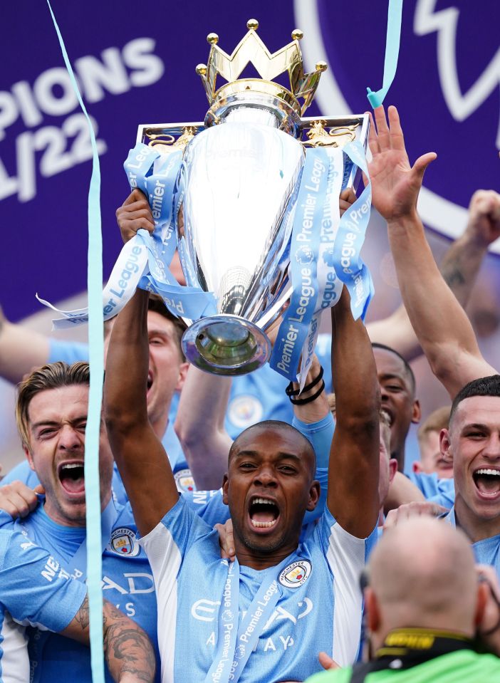 Fernandinho will be departing City in the summer after winning his fifth Premier League title