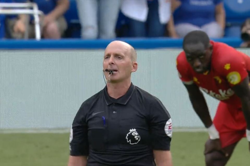 Mike Dean was overcome with emotion as he blew the whistle on his final game as a ref