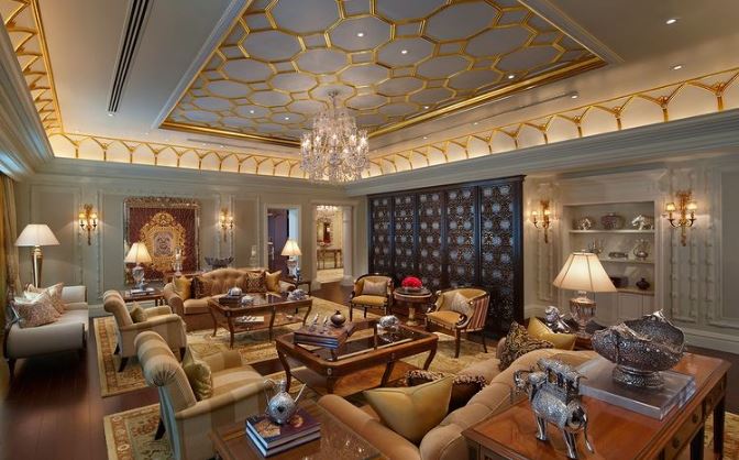 In 2012 Andrew spent thousands staying at the £10,000 a night Maharaja Suite