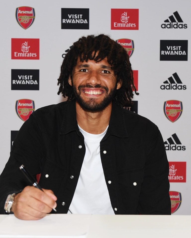 Mohamed Elneney has signed a new contract with Arsenal