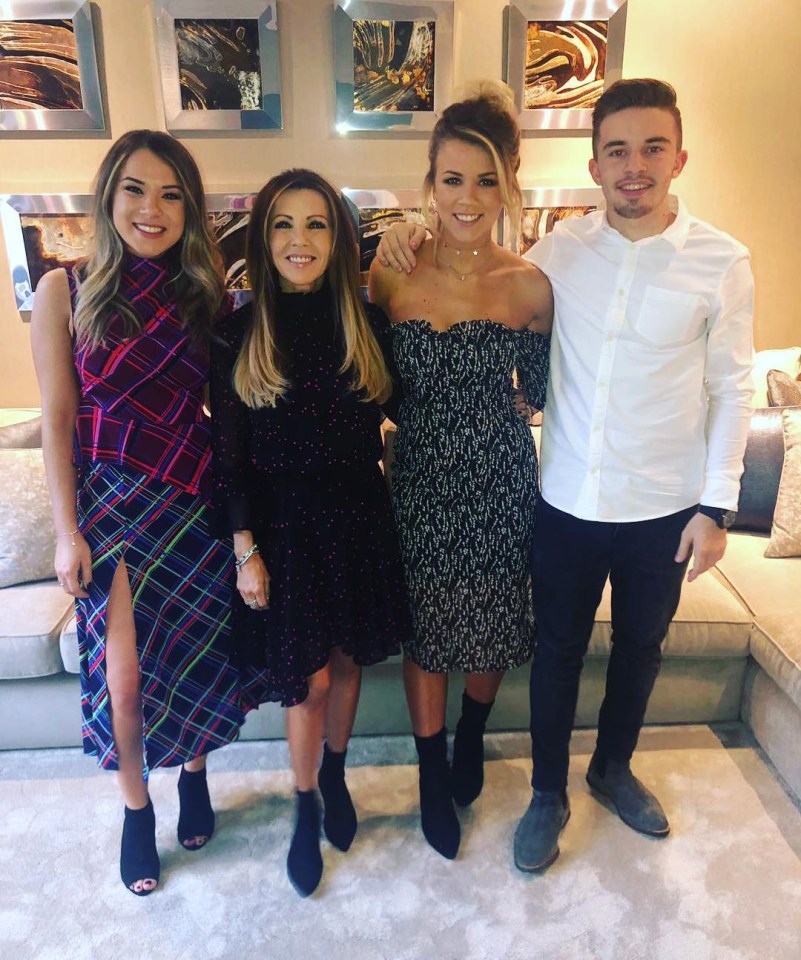 Alan and Lainya's son Will shared this picture with his mum and sisters on Instagram