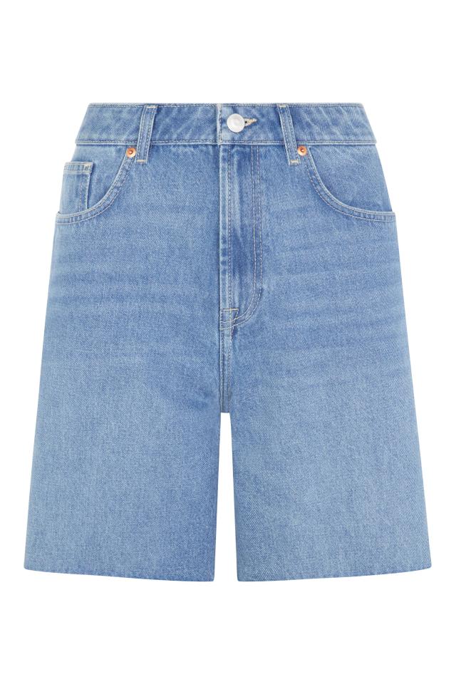 Denim long shorts, £16