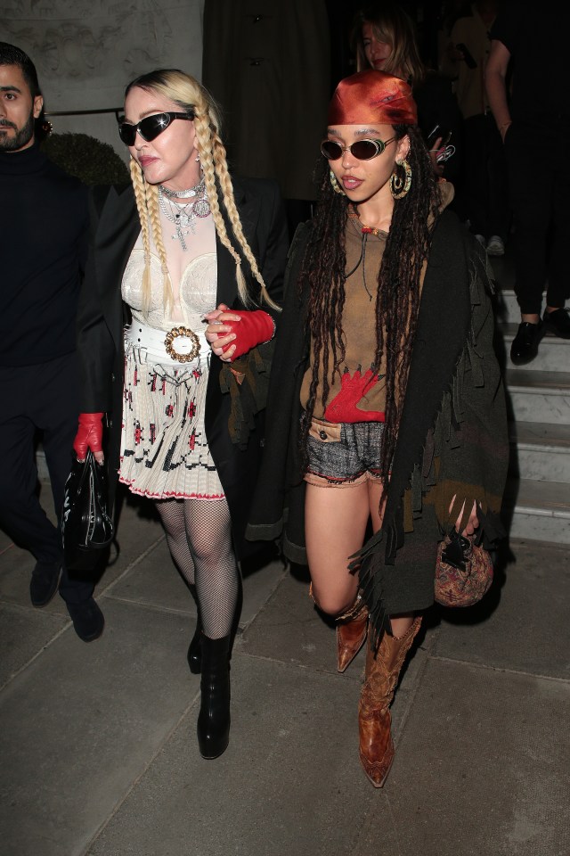 Madonna, 63, looked incredible during a night out with FKA Twigs in London