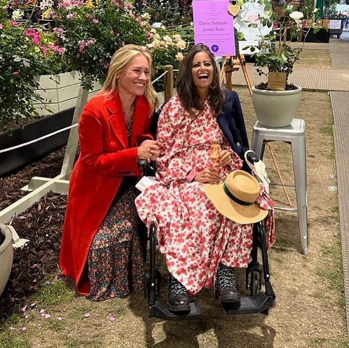 She visited the Royal Chelsea Flower Show for an hour-long private tour arranged by the BBC's Sophie Raworth