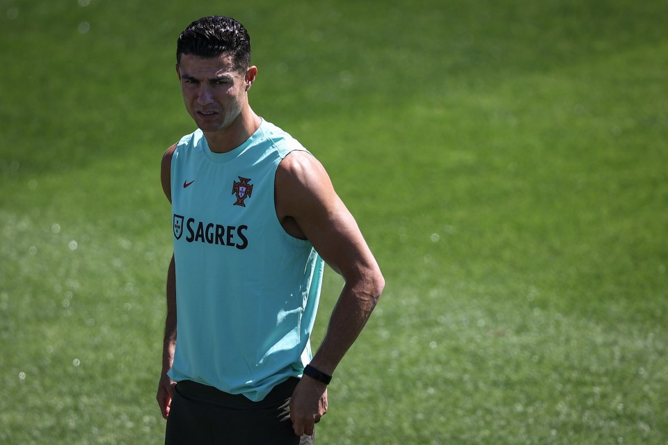 Ronaldo returned to training with Portugal last week